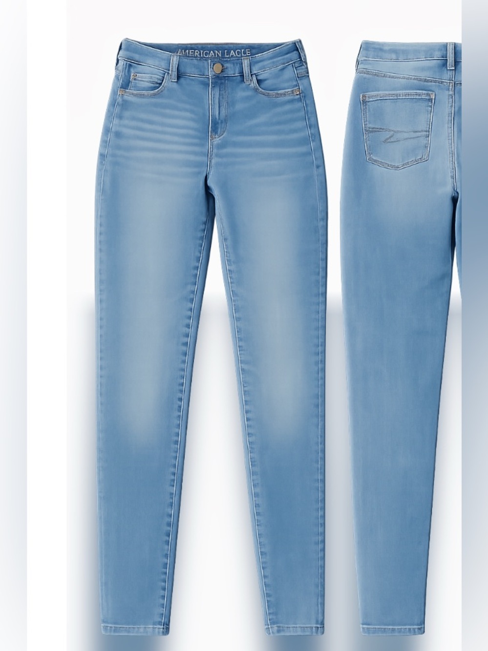American Eagle Outfitters High-Rise Light Blue Slim Jeans